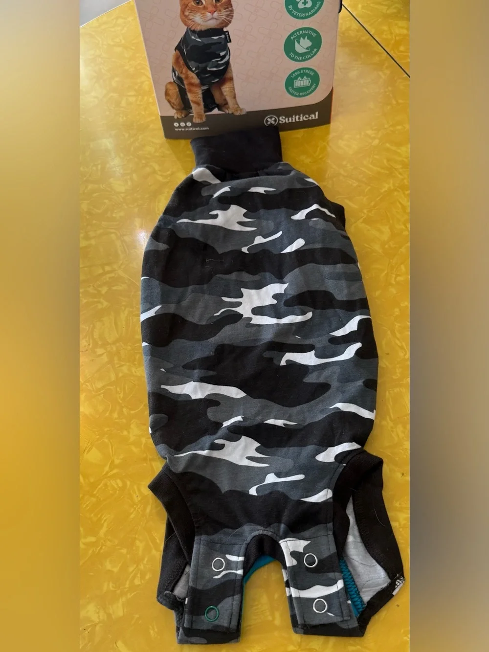 Recovery Suit Cat - Black Camo - Small- never been worn